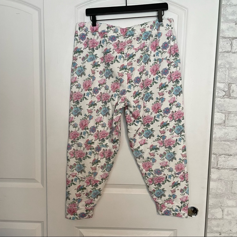 Loveshackfancy Floral Etty Pants Joggers Granny Sea Orchid large l - Picture 3 of 9